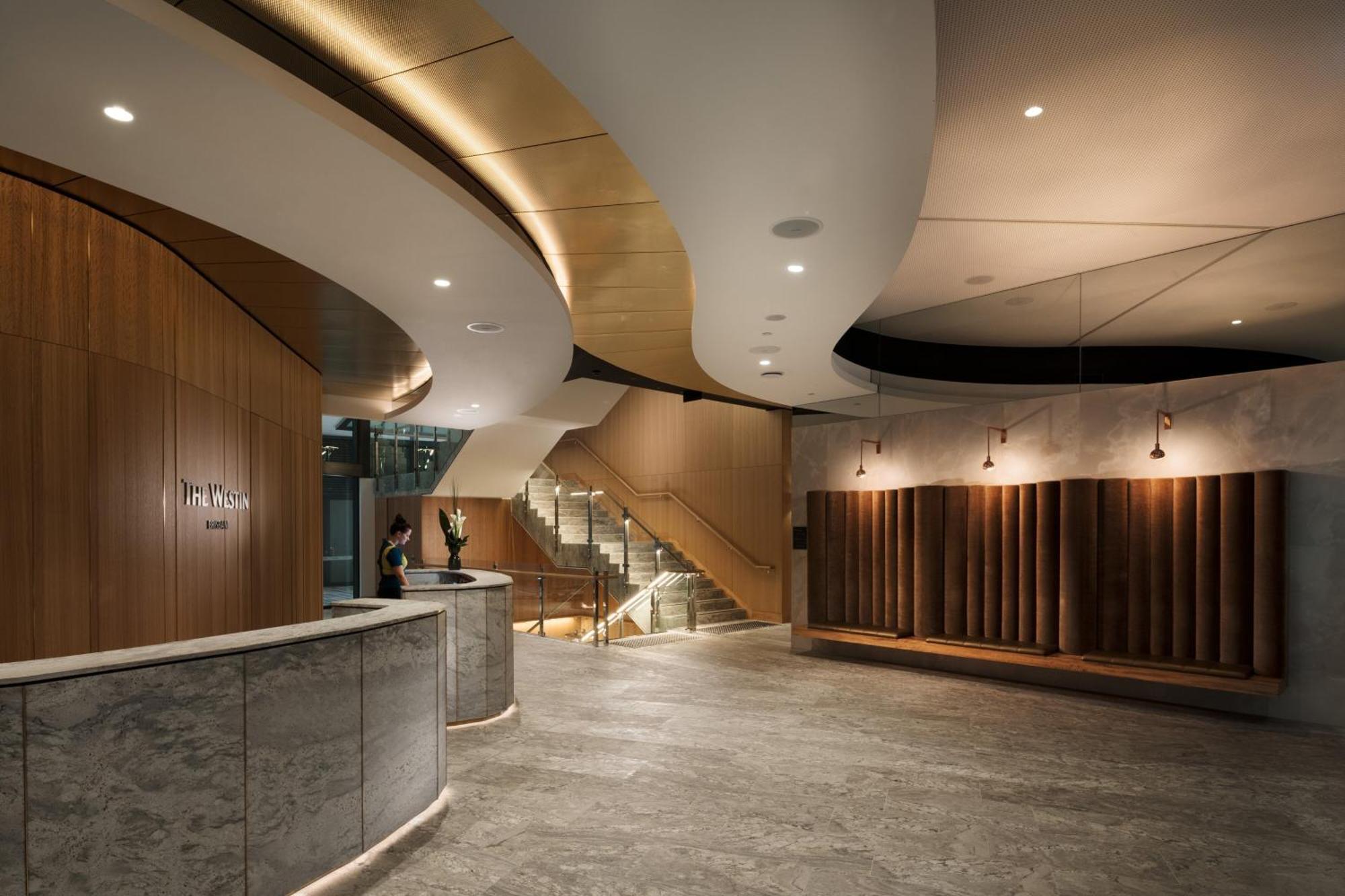 Hotel The Westin Brisbane Exteriér fotografie The interior of the new building
